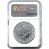 Image 2 : 2020 Great Britain 2oz Queen's Beasts - White Lion of Mortimer NGC Certified Gem 