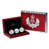 Image 1 : 2012 $20 Queen's Diamond Jubilee 3-Piece Fine Silver Set w/ Swarovski® Crystal