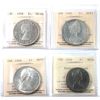 Image 1 : $1 1958, 1965 SB P5 Cameo, 1966 LgBds, & 1968 Normal Island ICCS MS64. 4pcs.