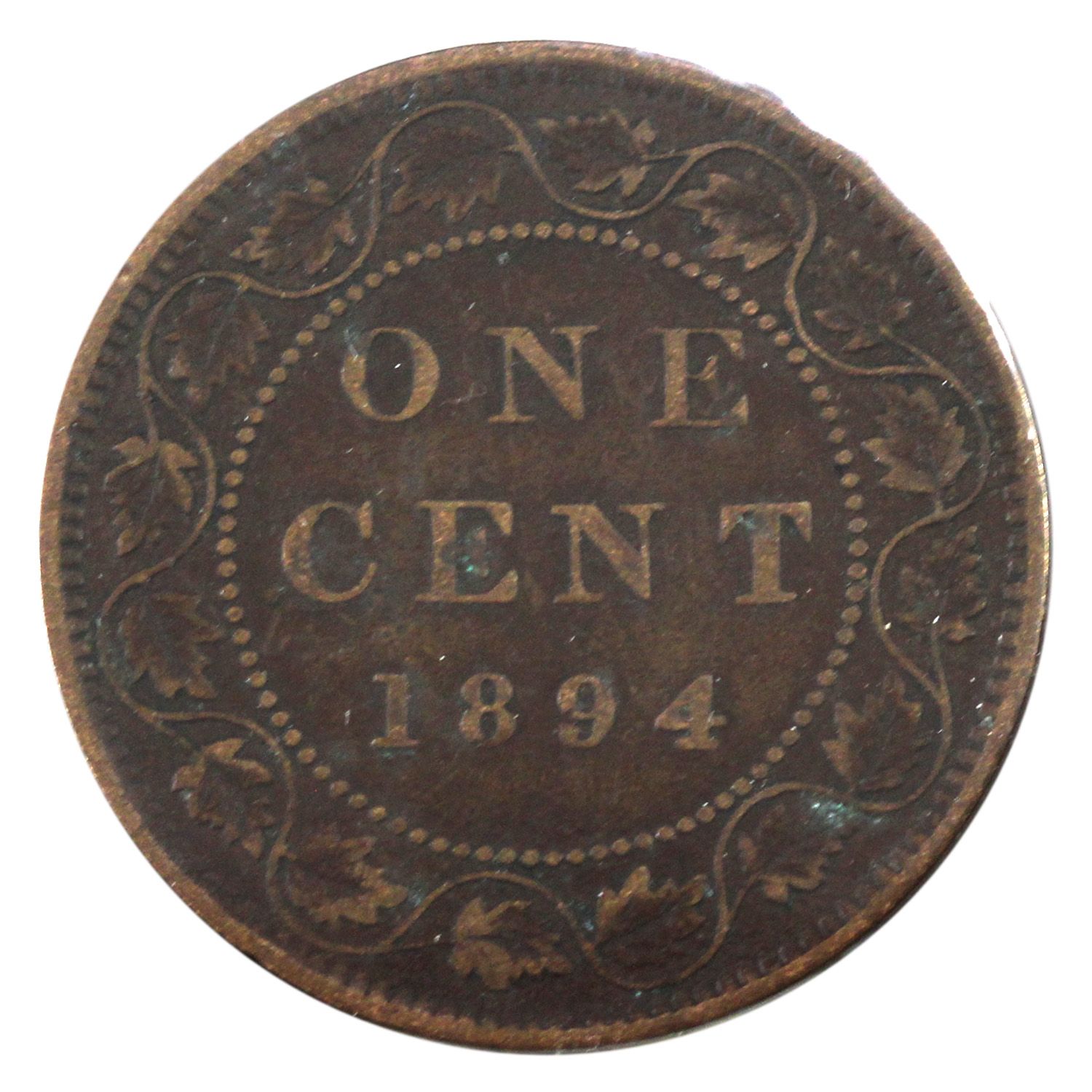 1-cent 1984 Large 4 F-VF (spots)
