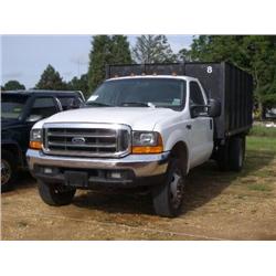 1999 FORD F550 FLATBED TRUCK
