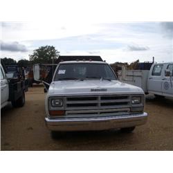 1990 DODGE RAM FLATBED