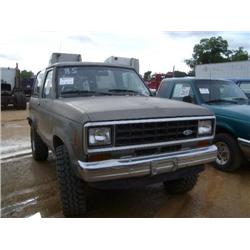 1984 FORD BRONCO II 4X4
