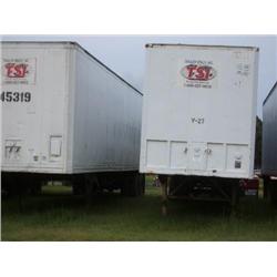 1987 MILLER  45' VAN TRAILER