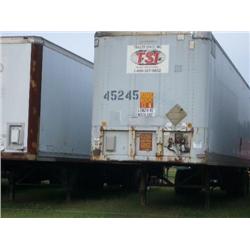 1986 FRUEHAUF 45' VAN TRAILER