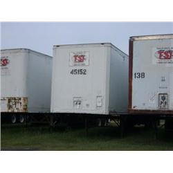 1984 MILLER 45' VAN TRAILER