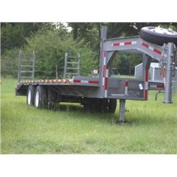 1974 SHOPBUILT T/A GOOSENECK TRAILER