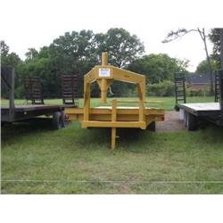 1973 BROWN 24' GOOSENECK TILT TRAILER