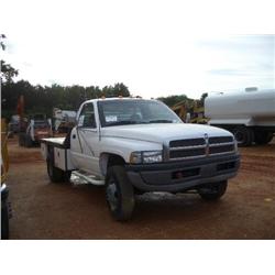 1995 DODGE RAM 3500 FLATBED SERVICE TRUCK