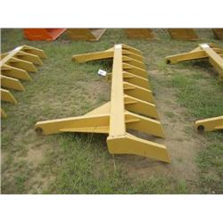 NEW 10' RAKE (HEAVY DUTY/STRAIGHT TINES) FITS CAT D5C