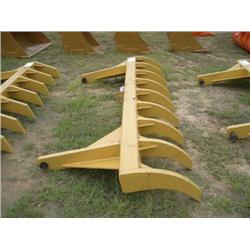 NEW 10' RAKE (HEAVY DUTY/CURVE TINES) FITS CAT D5C
