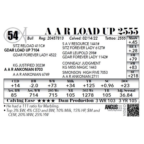 A A R Load Up 2555