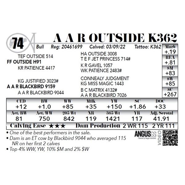 A A R Outside K362