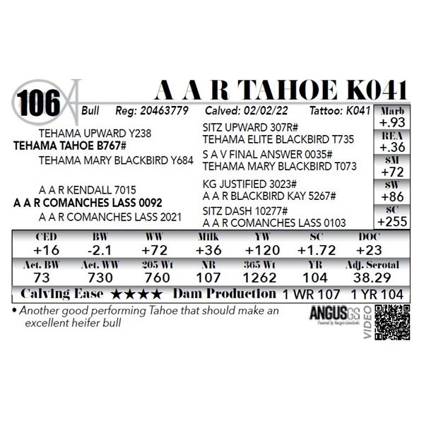 A A R Tahoe K041