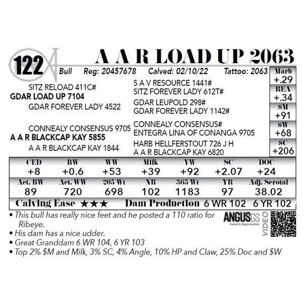 A A R Load Up 2063