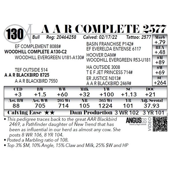 A A R Complete 2577