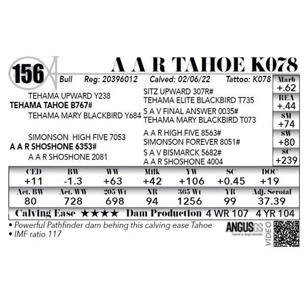 A A R Tahoe K078