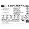Image 1 : A A R Justified 2183