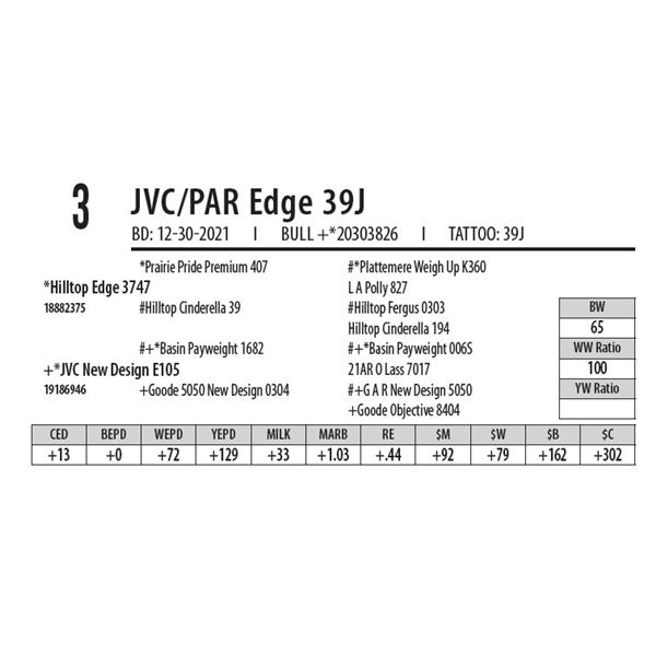 JVC/PAR EDGE 39J