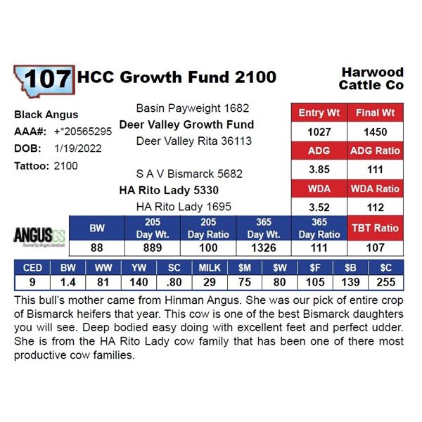 HCC Growth Fund 2100