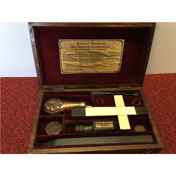Extremely Rare 1855 Vampire Slaying Kit