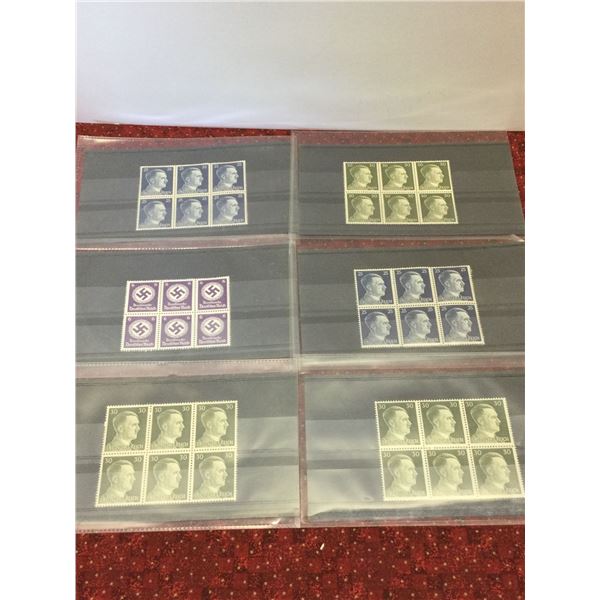RARE: Collection of German WW2 Stamps