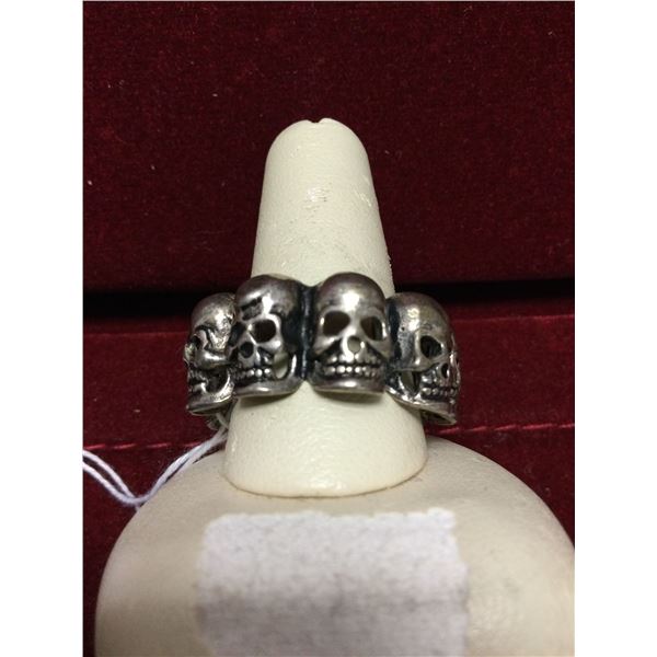 RARE Custom Made Skull Ring