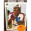 Image 1 : Autographed Randel White Rookie Baseball Card