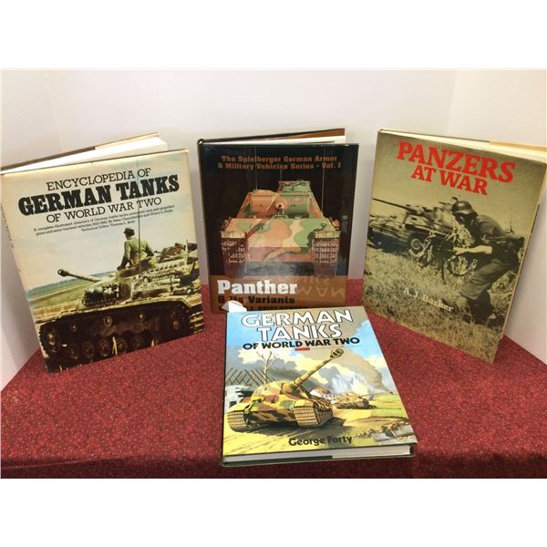 4 Great  Books on WW2 German Tanks