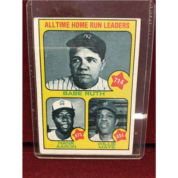 Babe Ruth Baseball Card