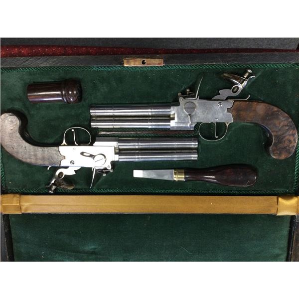 RARE 1700's Cased Set of Pistols