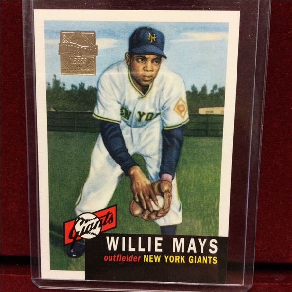 Willie Mays Baseball Card