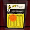 Image 2 : Roberto Clemente Baseball Card