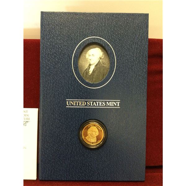 Proof US John Adams $1 Coin