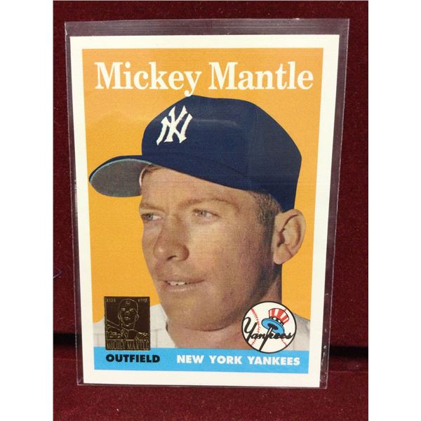 Mickey Mantle Baseball Card