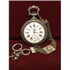 Image 1 : Outstanding 1900's Swiss Made Silver Pocket Watch