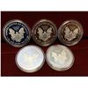 Image 2 : 5 1oz. .999 Silver Eagles