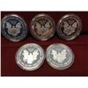 Image 2 : 5 1oz. .999 Silver Eagles