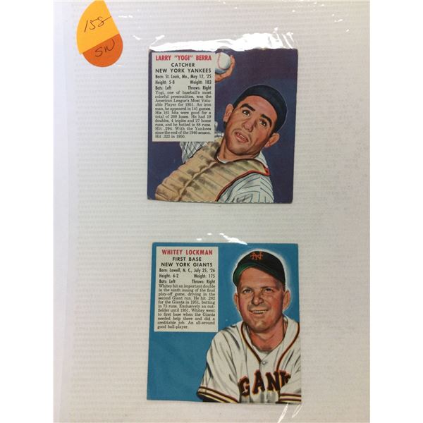 2 RedMan Chewing Tobacco Baseball Cards