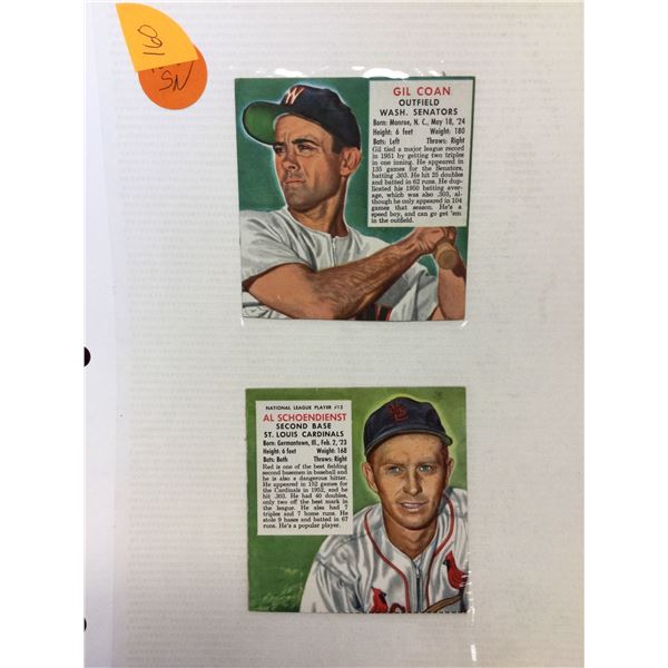 2 Redman Chewing Tobacco Baseball Cards