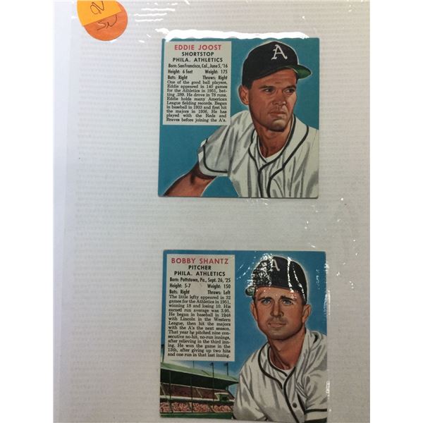 2 RedMan Chewing Tobacco Baseball Cards