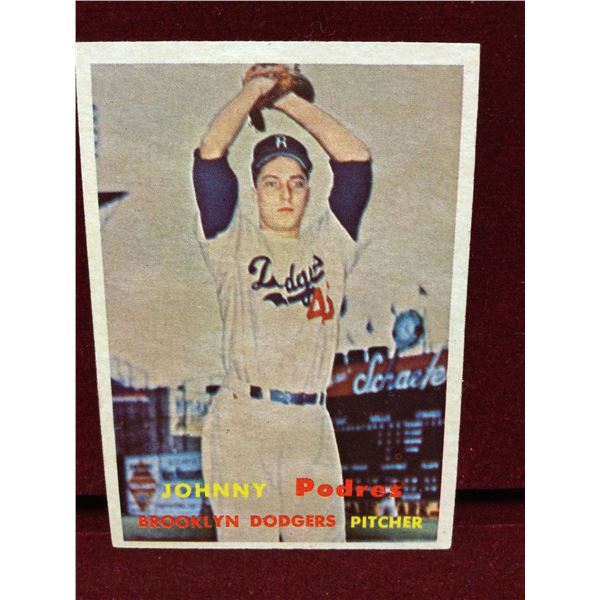 Johnny Podres Baseball Card