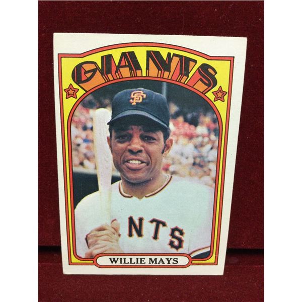 SCARCE Willie Mays Baseball Card