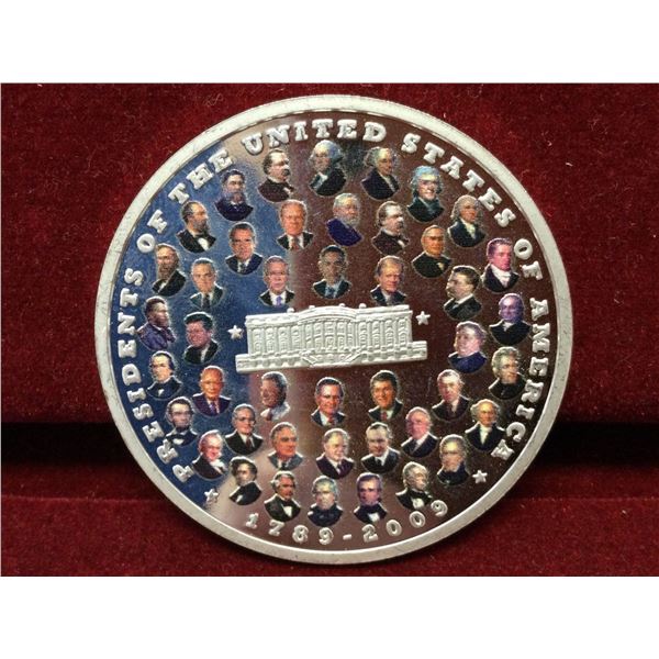 1789-2009 Silver Presidential Coin