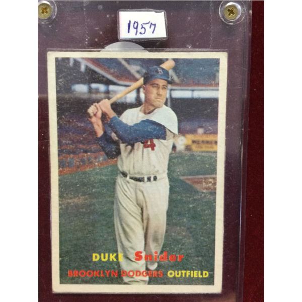 1957 Duke Snider Baseball Card