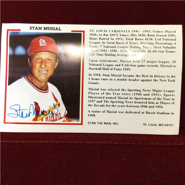 Stan Musial Baseball Card