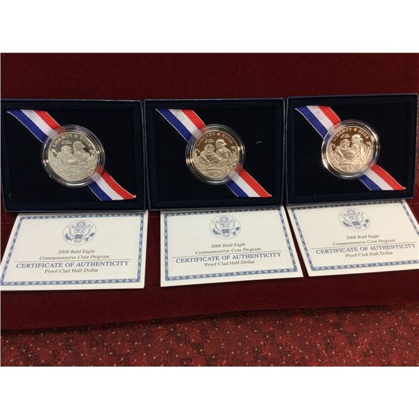 3 Highly Desirable US Bald Eagle Coins