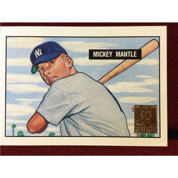 Vintage Mickey Mantle Baseball Card