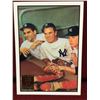 Image 1 : Bauer/Berra/Mantle Baseball Card