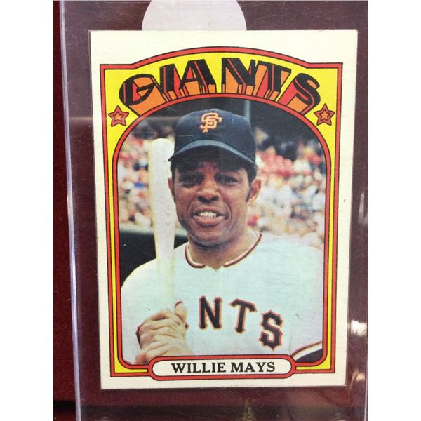 Willie Mays Baseball Card
